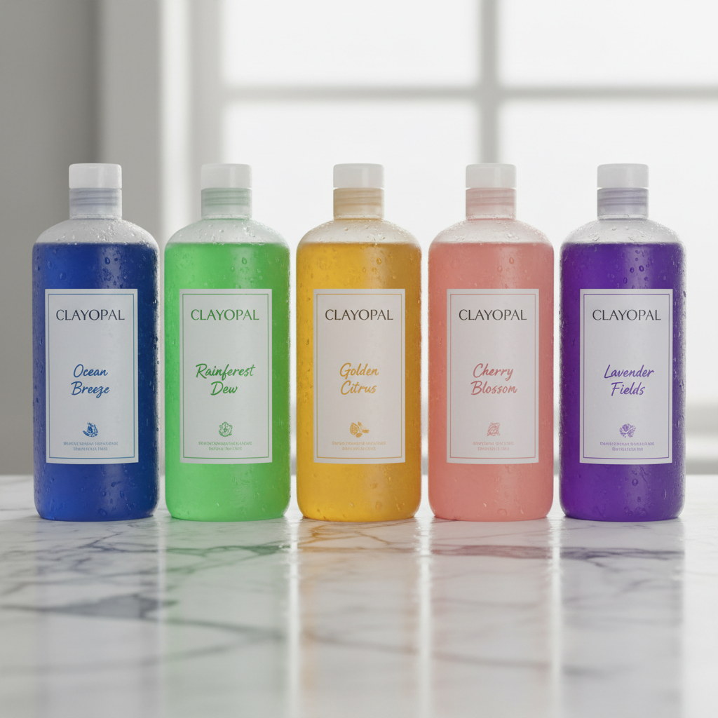 Gel Douche CLAYOPAL — nettoie hydrate et protège le corps en 5 parfums