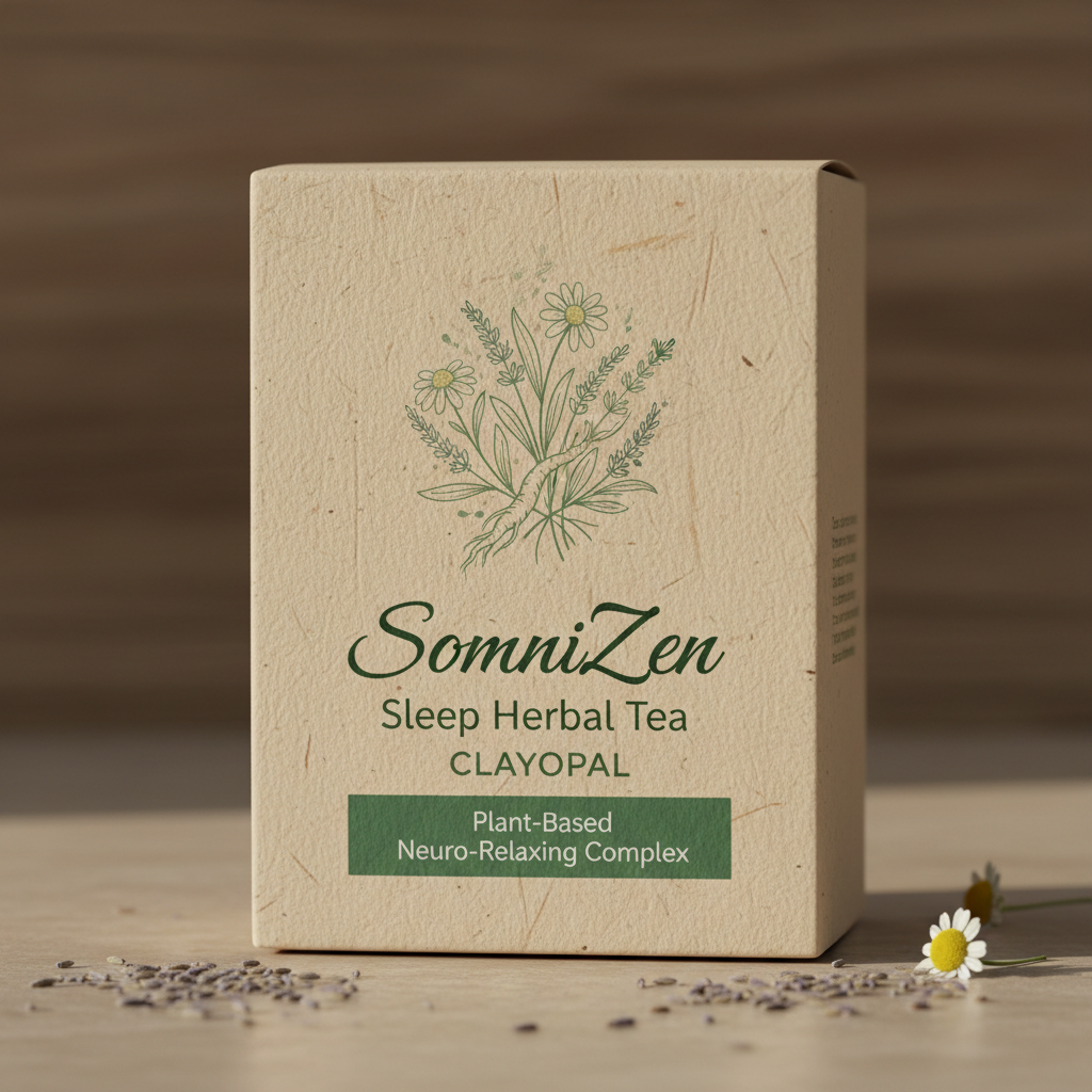 Tisane Sommeil SomniZen CLAYOPAL — complexe végétal neurorelaxant pour l'endormissement