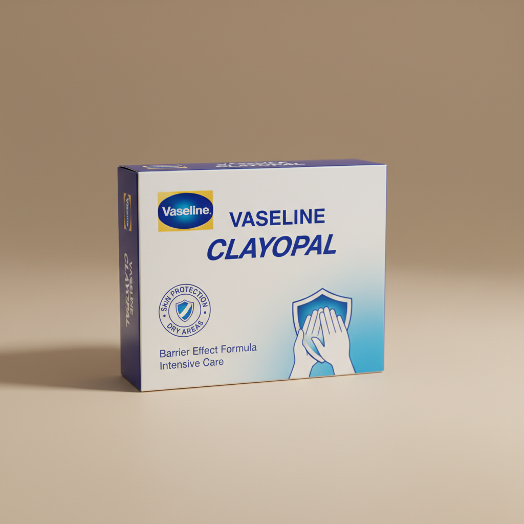 Vaseline CLAYOPAL boîte — protection cutanée zones sèches effet barrière